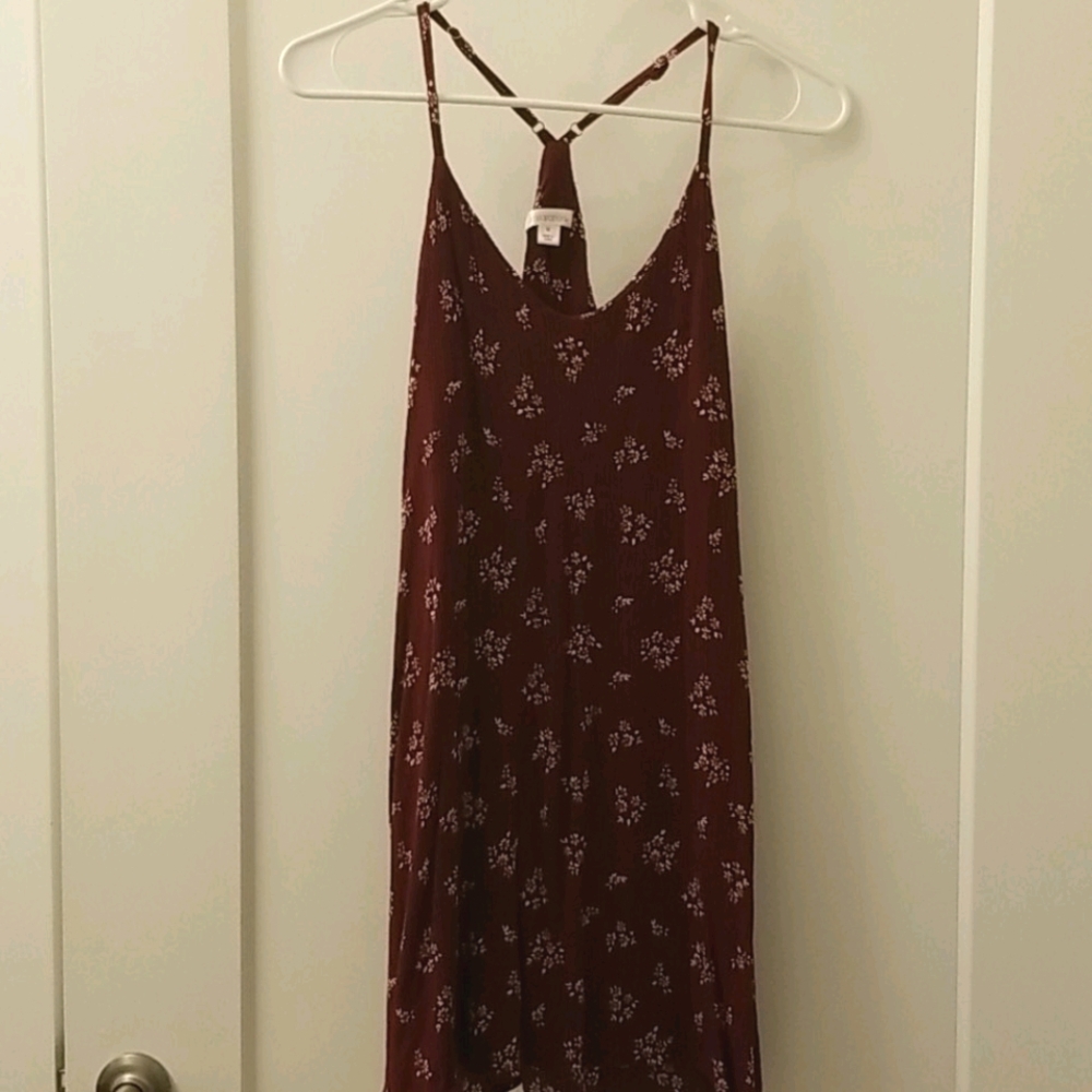 Xhilaration razorback floral dress
